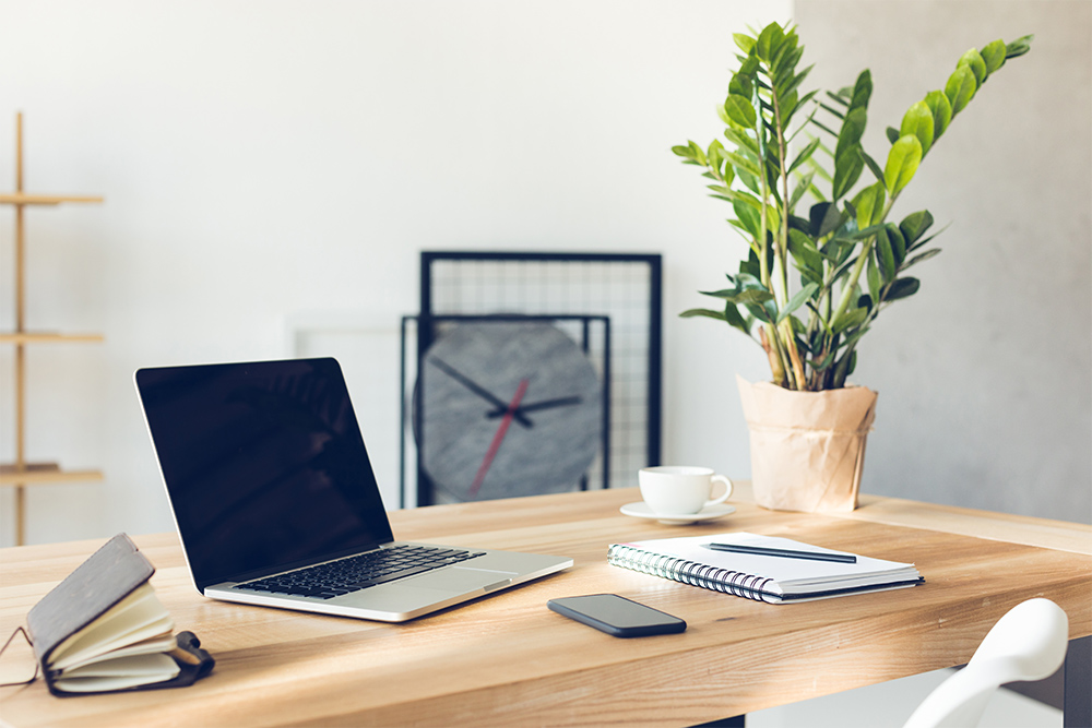 Bureau au travail